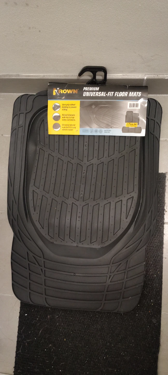 Krown Premium Universal-Fit Floor Mats - 3-Piece Set - photo 2