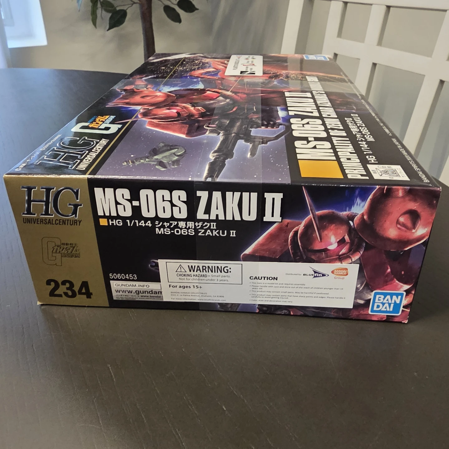 Bandai HG 1/144 MS-06S Zaku II Model Kit - photo 5