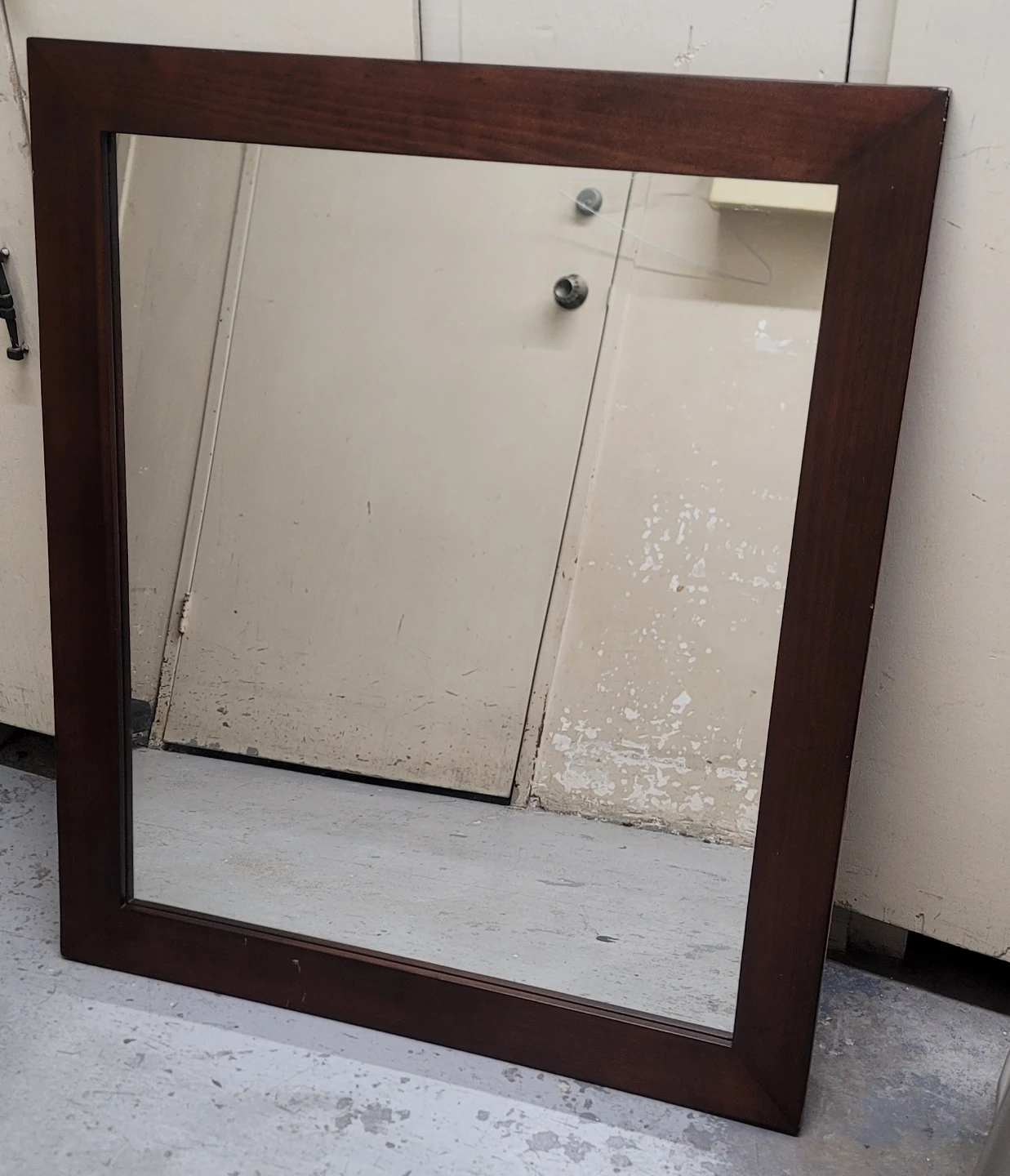 Large Wooden Framed Mirror - photo 2