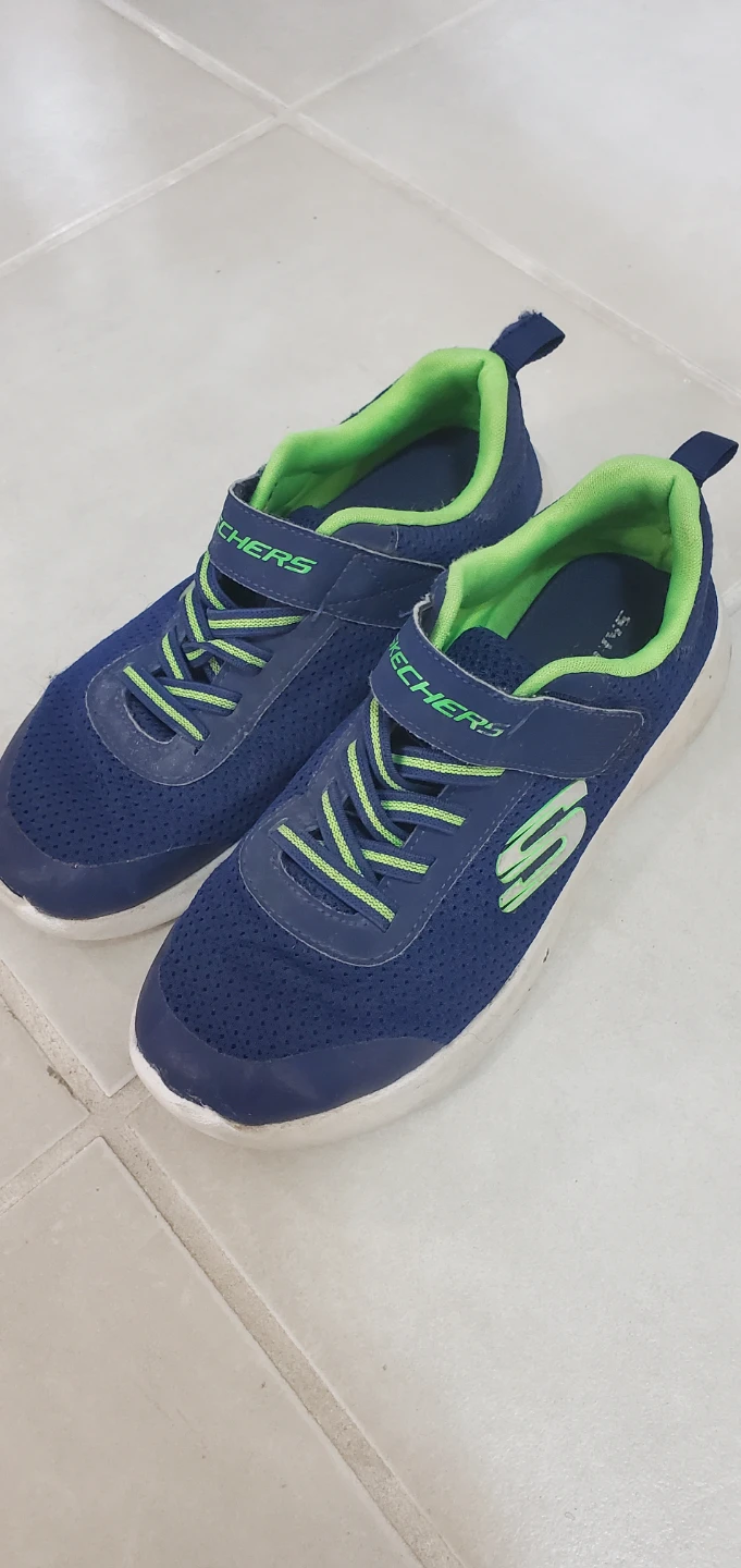 Skechers Kids Runners Blue/Green - photo 2