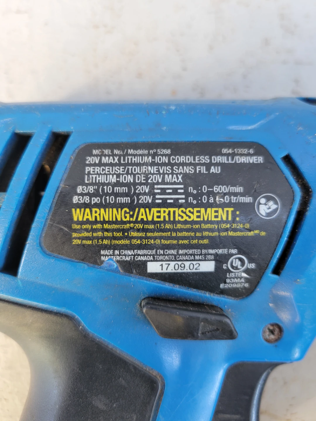 Mastercraft 20V Drill & Heat Pro Heat Gun - photo 5