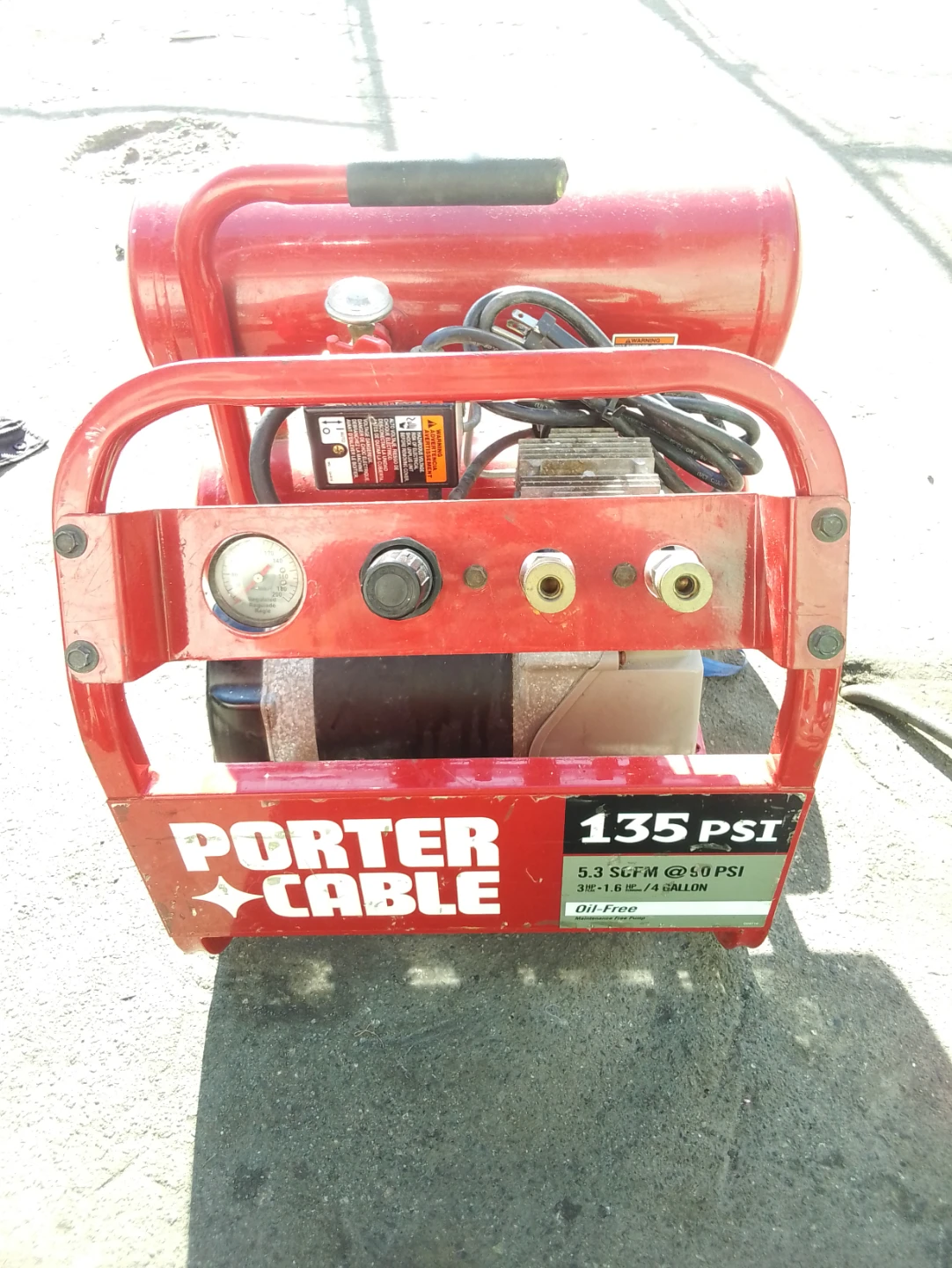 Porter-Cable 4 Gallon Air Compressor