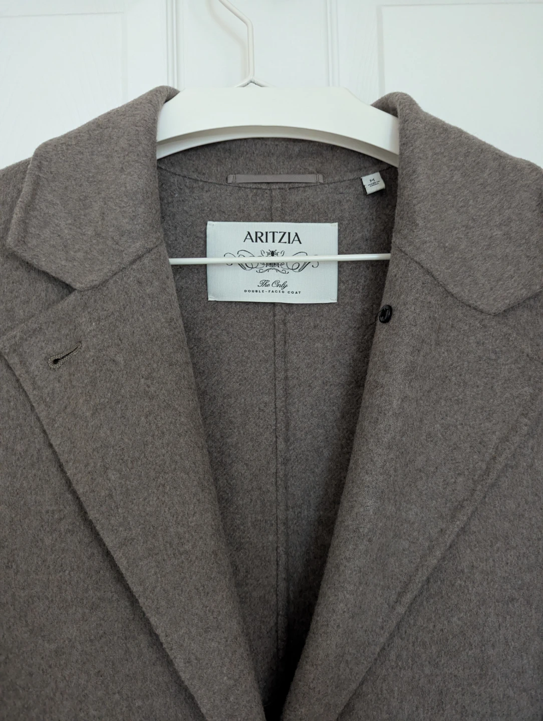 Aritzia The Only Coat - Taupe - Size Medium - photo 3
