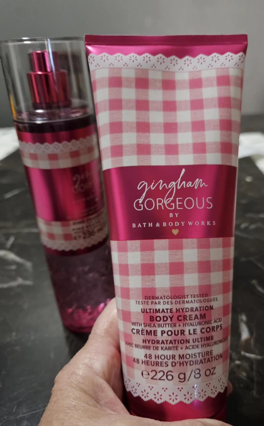 Bath & Body Works Gingham Gorgeous Mist and Cream Set