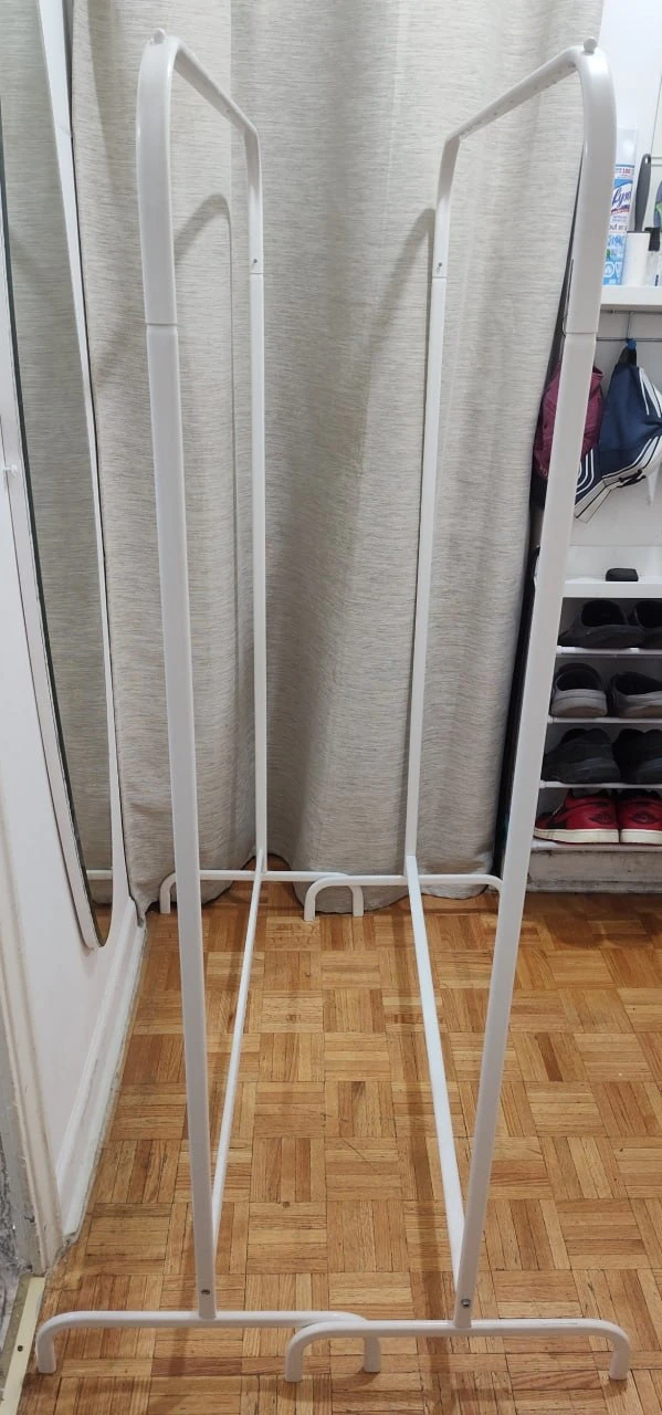 2x Clothes Racks (White) – Great Condition - photo 3