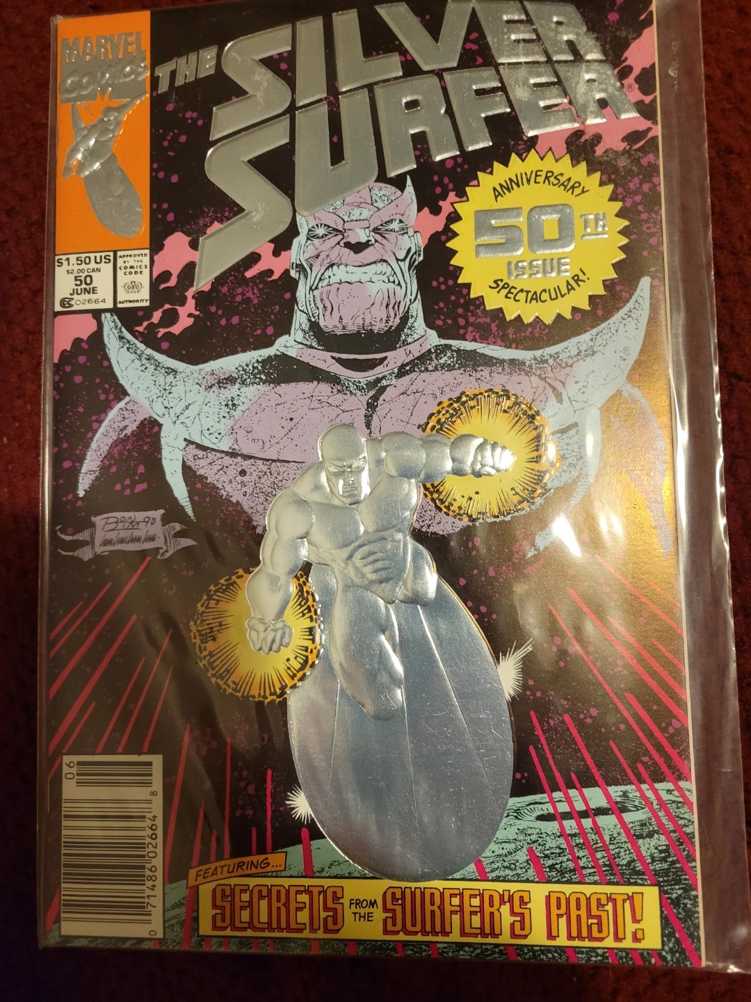 The Silver Surfer Issue 50 Comic Book