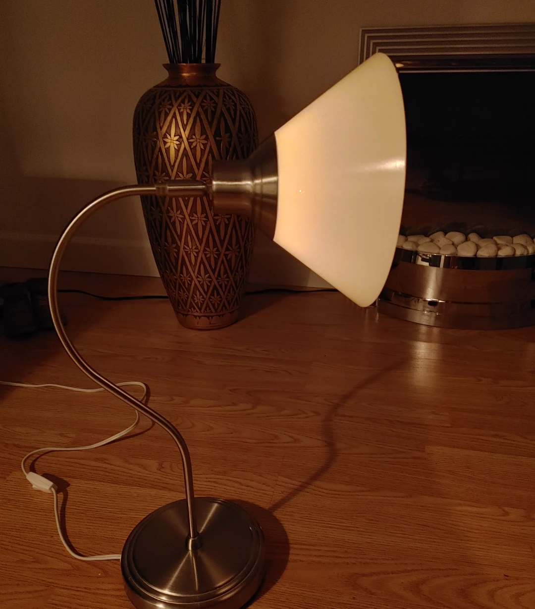 Brushed Nickel Table Lamp - photo 2