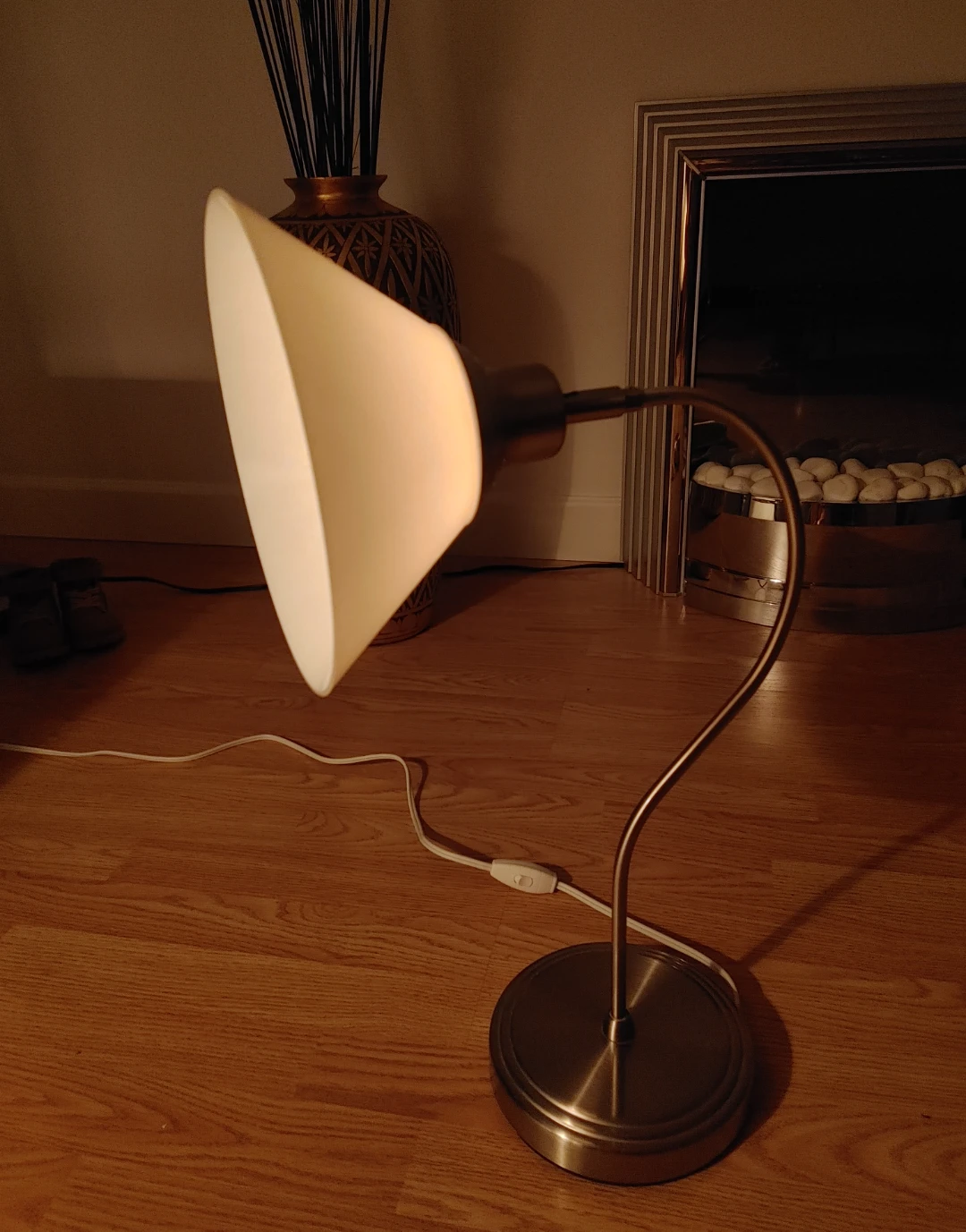 Brushed Nickel Table Lamp - photo 3