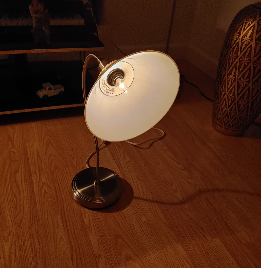 Brushed Nickel Table Lamp - photo 5