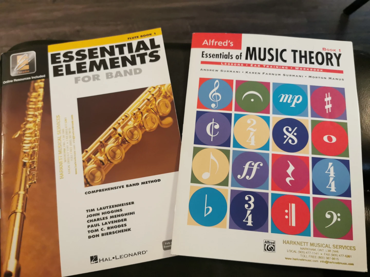 Essential Elements Flute Book 1 and Music Theory Book 1