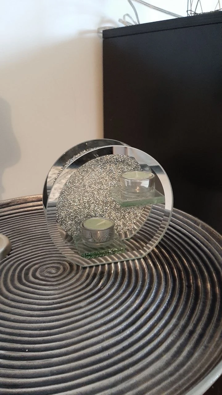 Mirrored Tealight Candle Holder