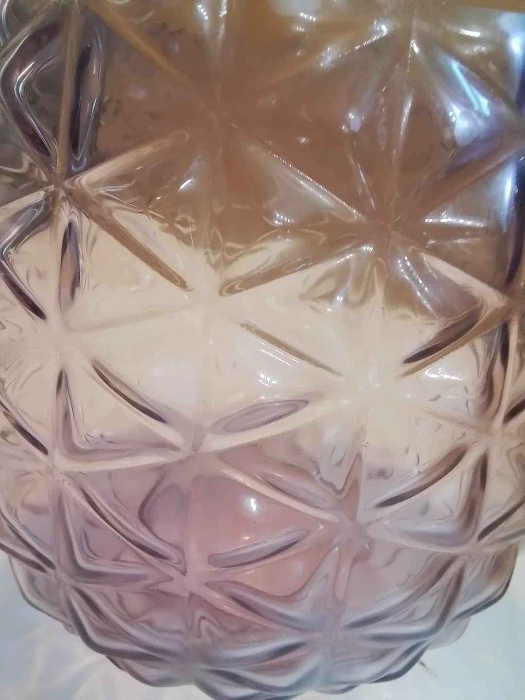 Rare Large 8" Vintage DPS Polatis Purple Glass Pineapple - photo 4
