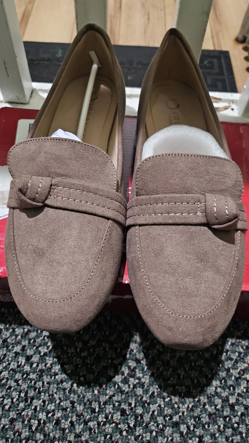 Journee Collection Brown Suede Loafers - photo 2