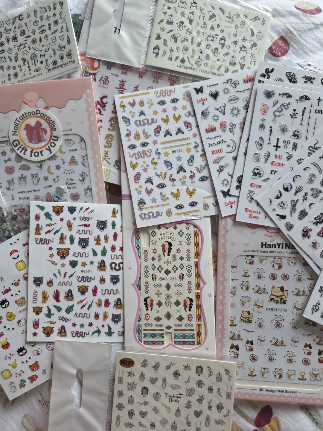 Assorted Nail Art Stickers Collection - photo 2