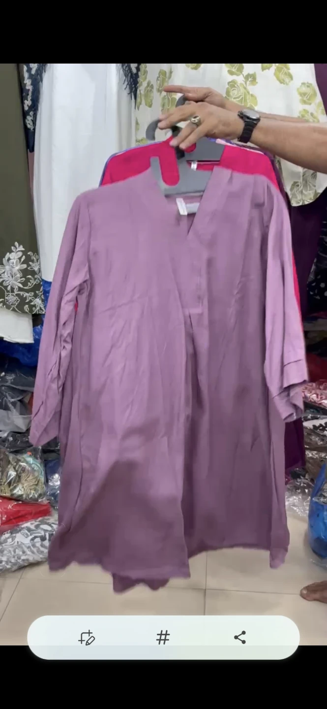 Solid Color V-Neck Tunic Top with pant