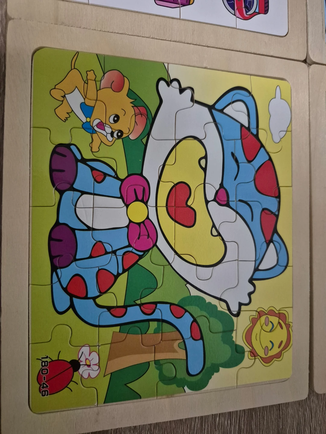 Set of 4 Wooden Jigsaw Puzzles - photo 2