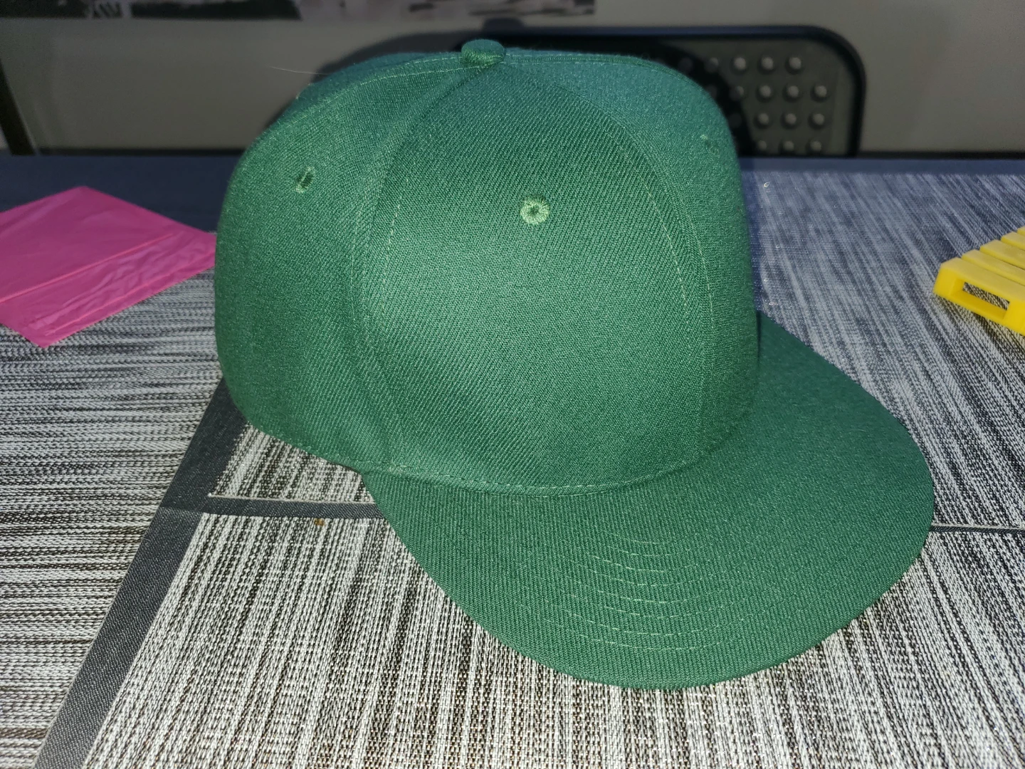 Green Fitted Baseball Cap Size 7 3/4