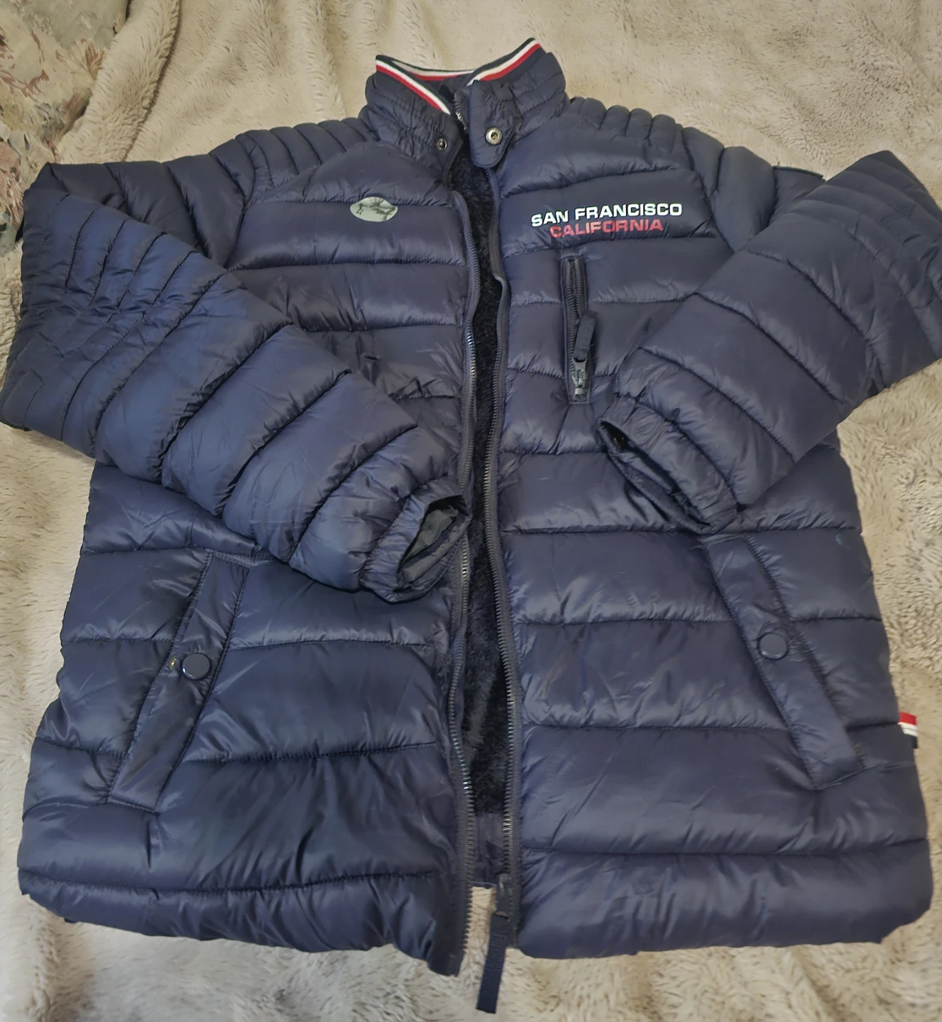 Citywear San Francisco Puffer Jacket Navy