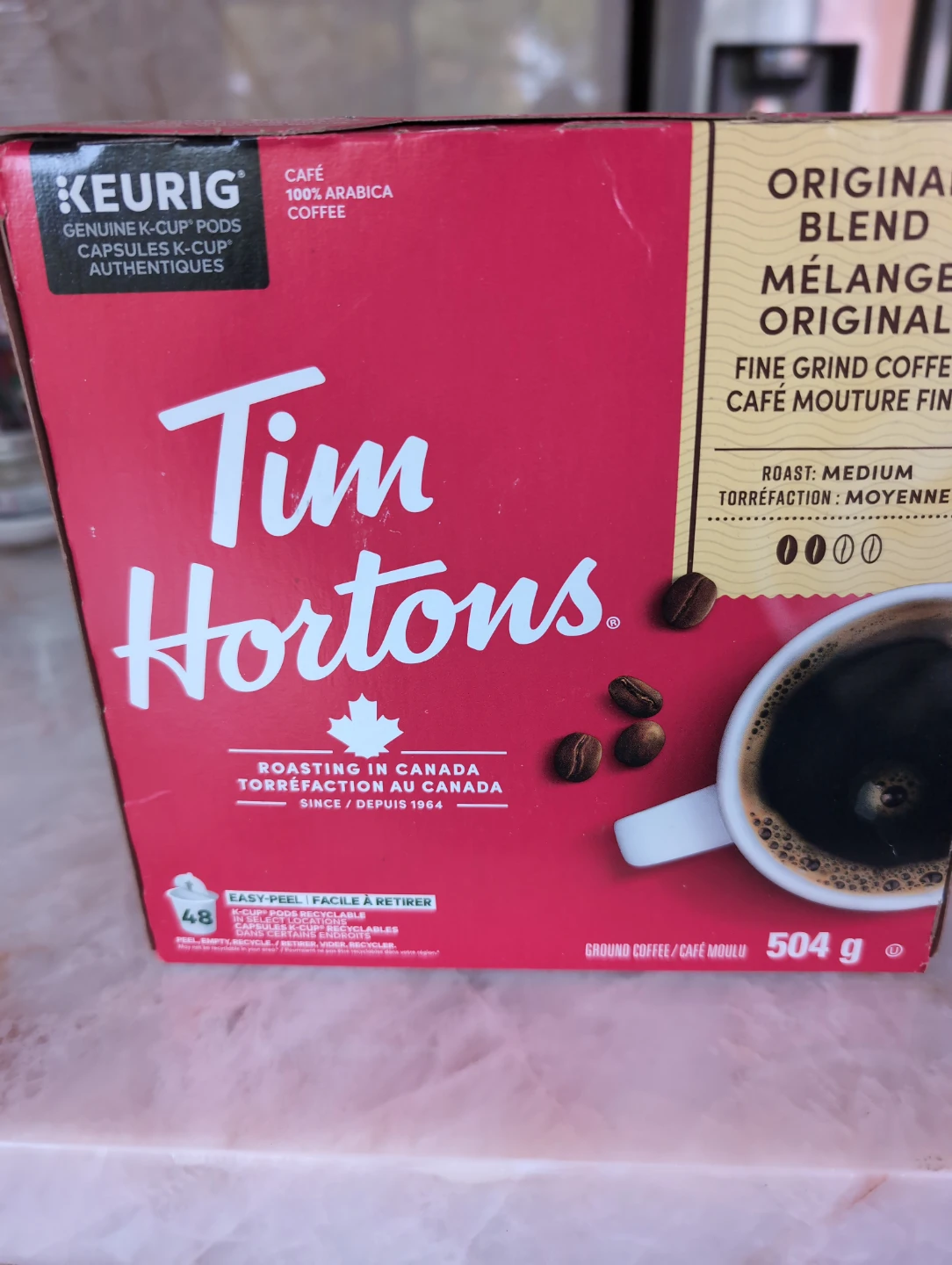 Tim Hortons Original Blend K-Cup Pods 48 Count