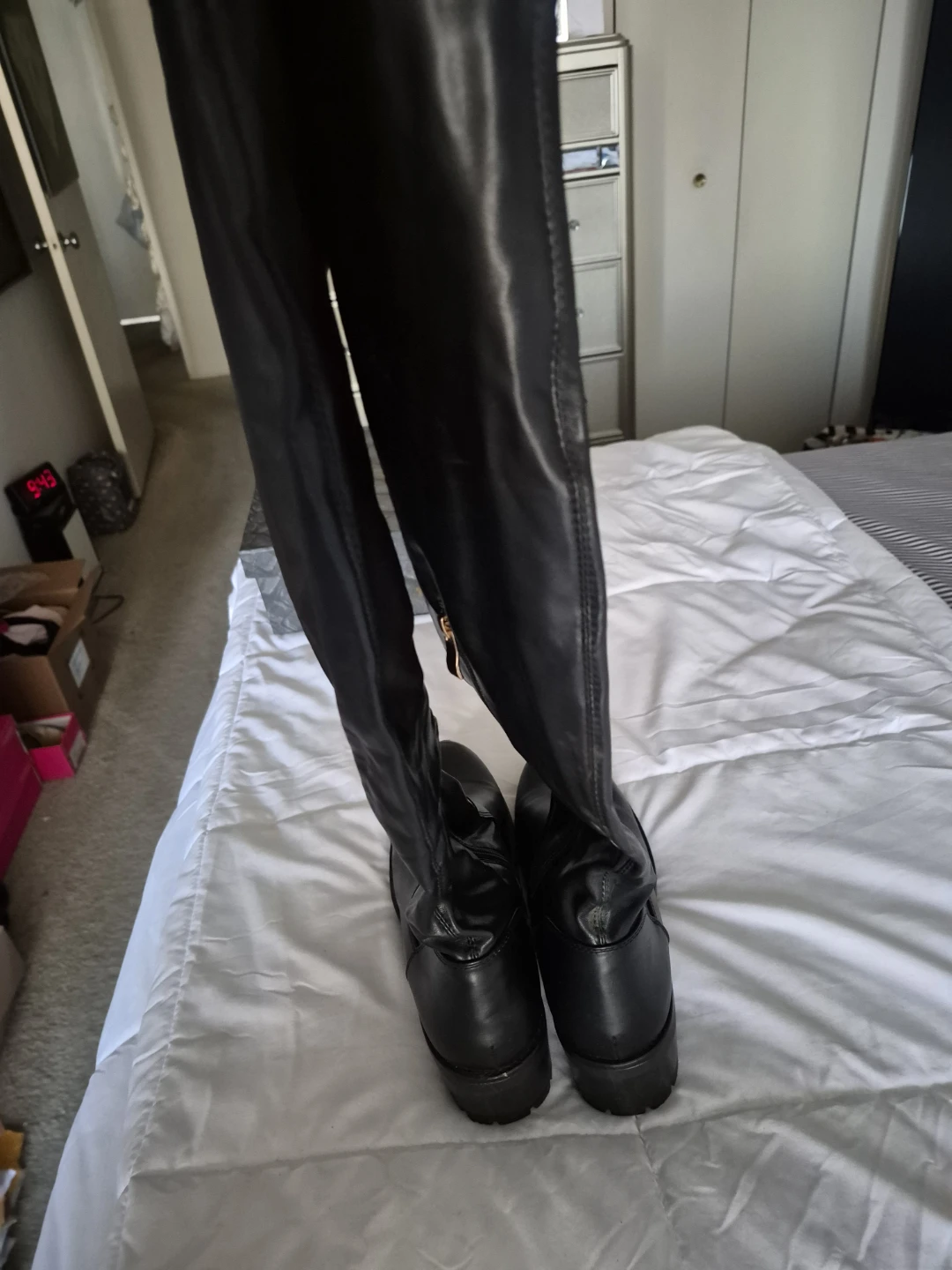 Azalea Wang Black Over-the-Knee Boots - photo 2