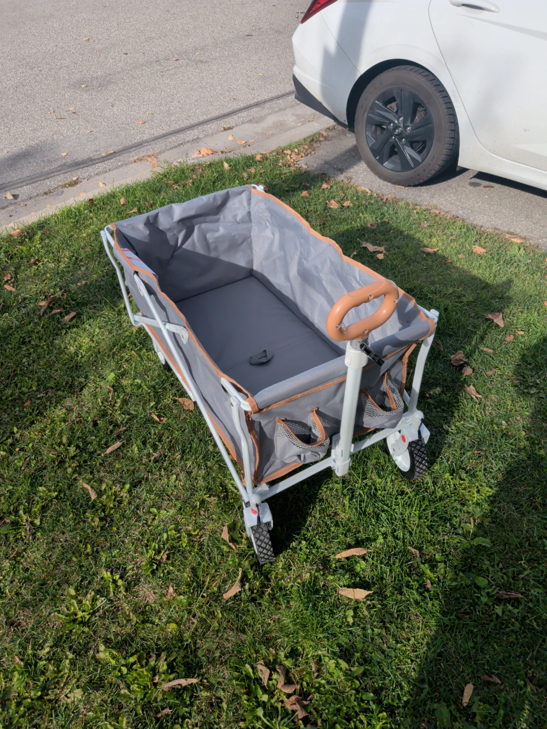 Collapsible Folding Utility Wagon Grey - photo 4