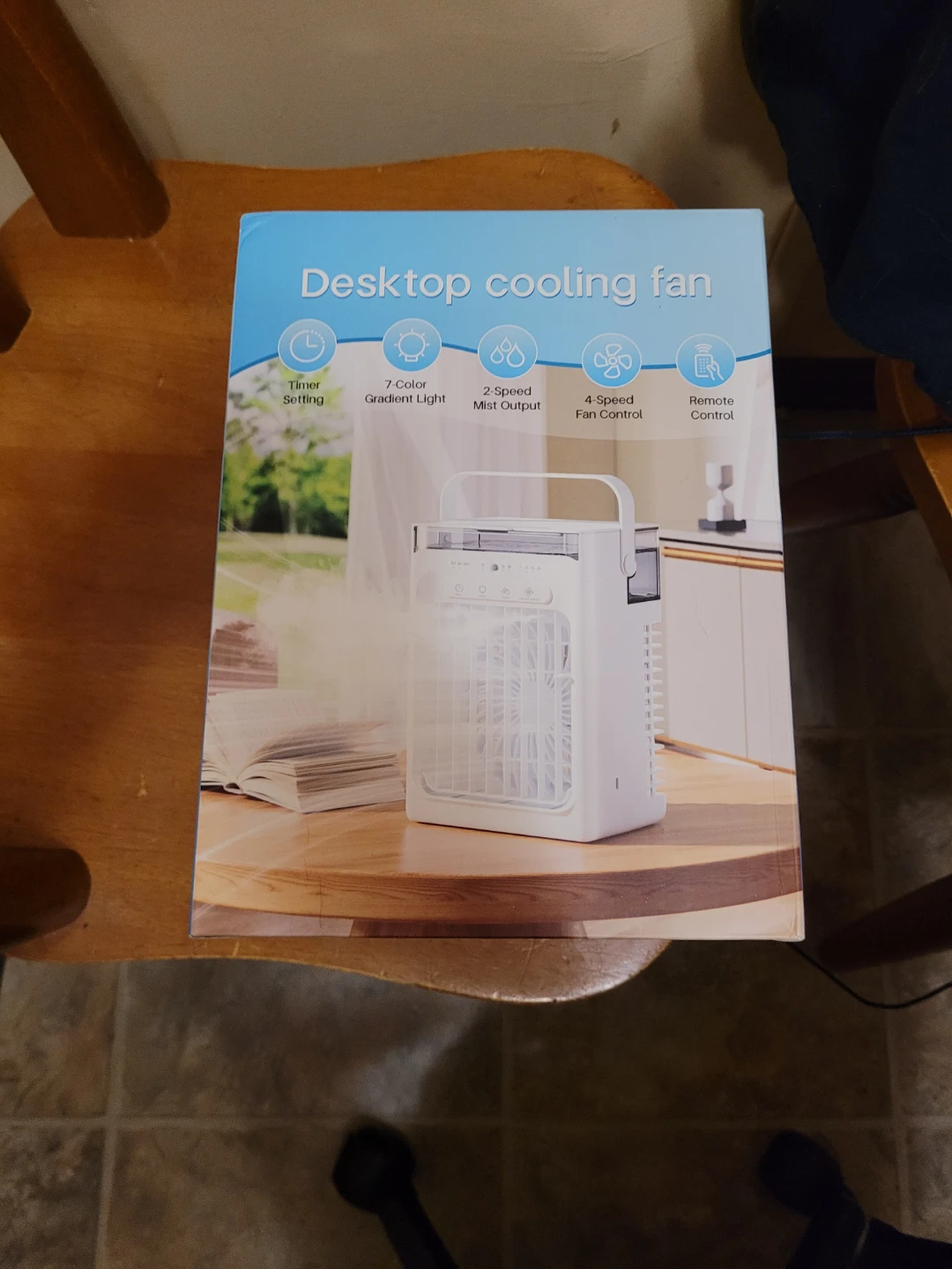 Desktop Cooling Fan With Mister