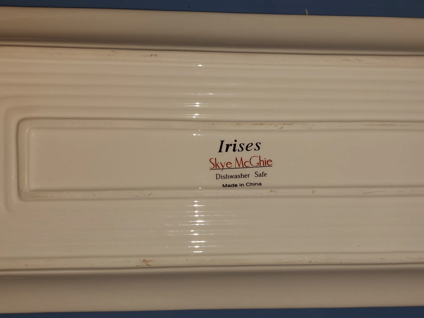 Skye McGhie Irises Rectangular Serving Tray - photo 2