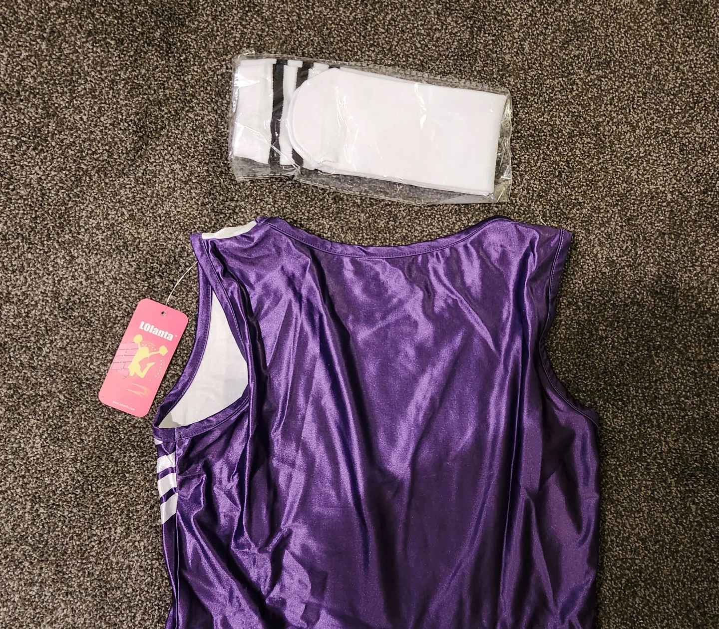Lolanta Cheerleader Outfit - Purple & White - Size 160 - photo 4