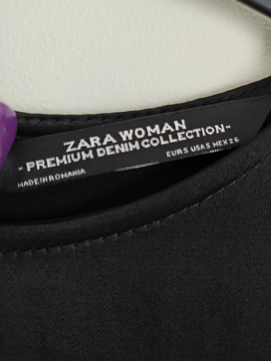 Zara Woman black satin top - photo 3