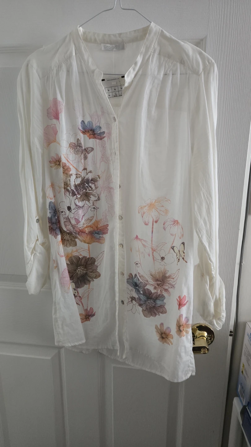 Promod White Floral Blouse - photo 2