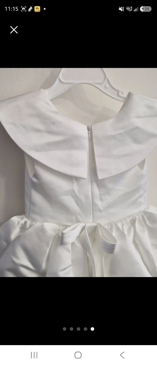 White formal dress for girls 12-16months - photo 3