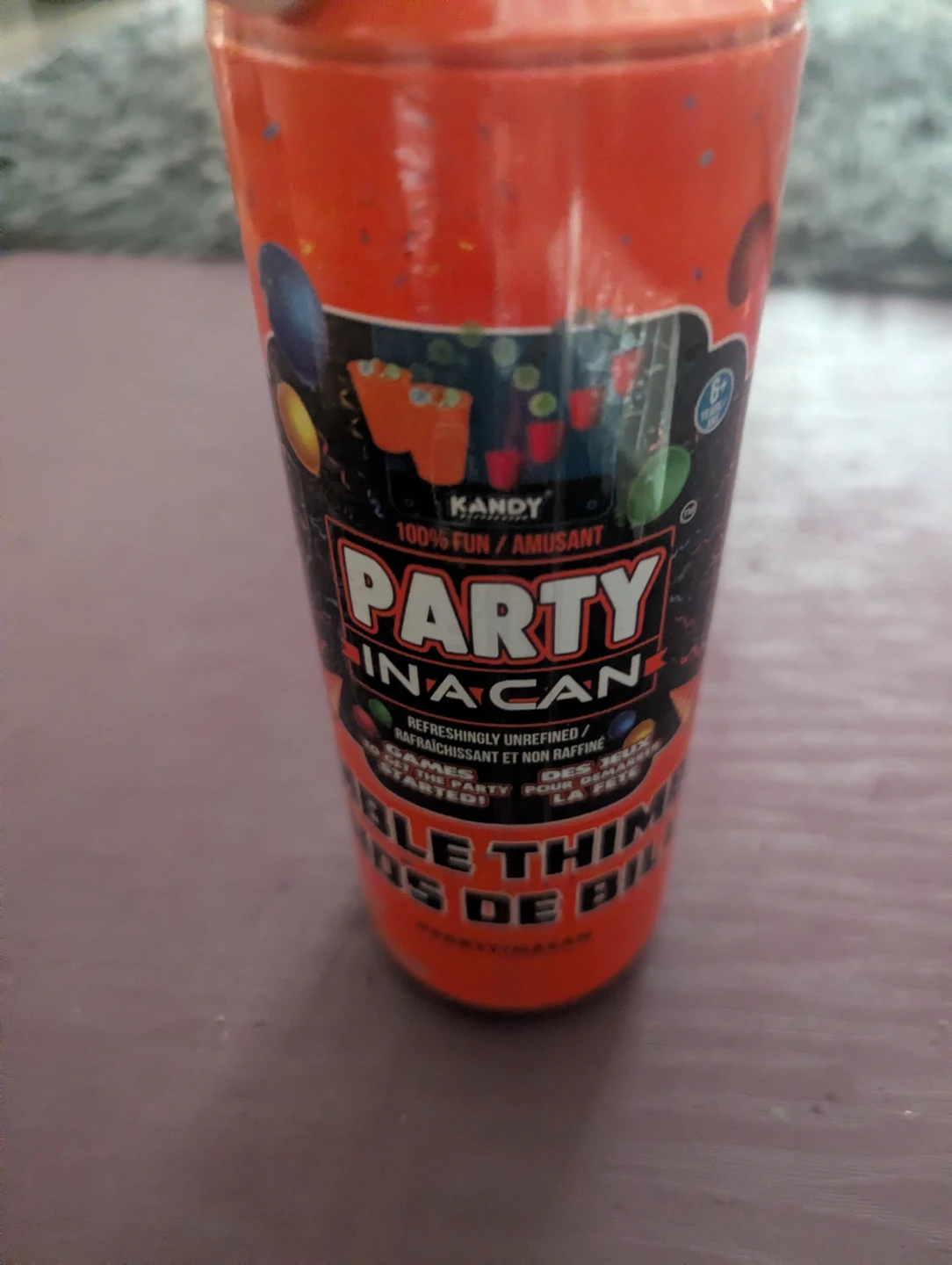 Kandy Party in a Can Table Thumper Game