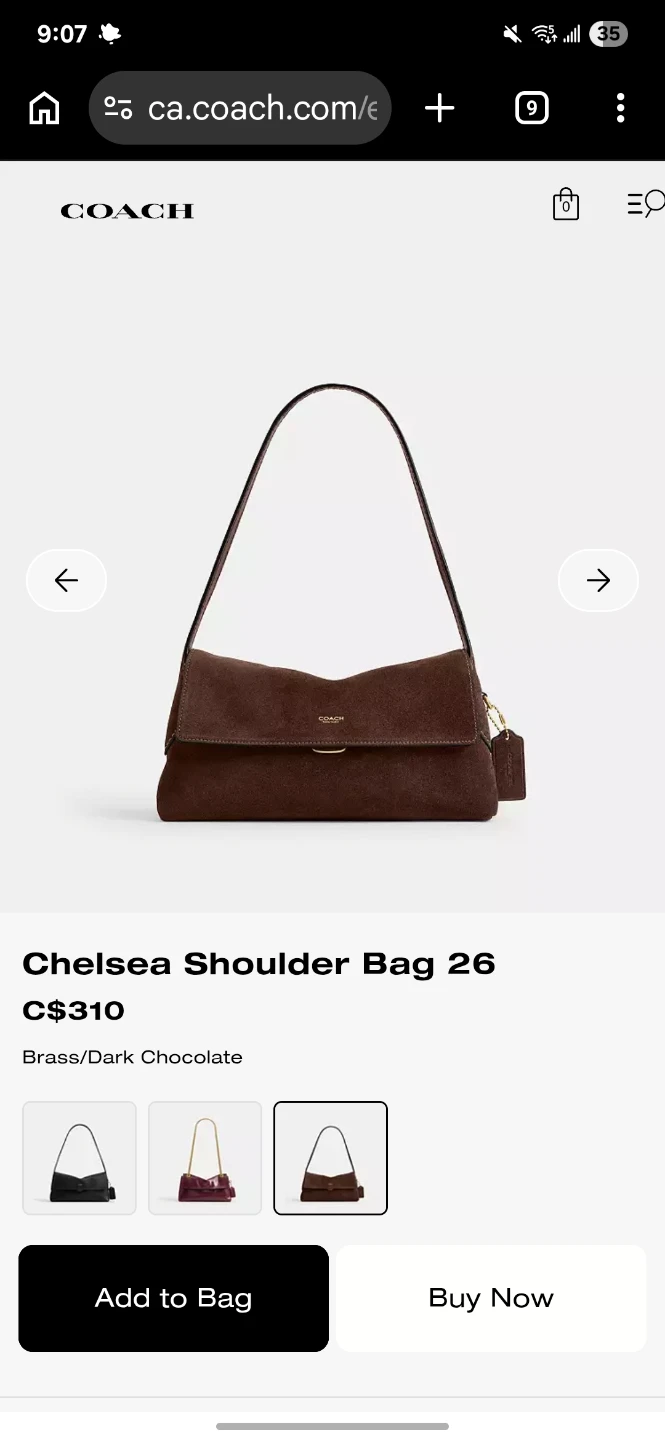 Authentic New With Tag ⭐️Coach Chelsea Shoulder Bag 26 - photo 5