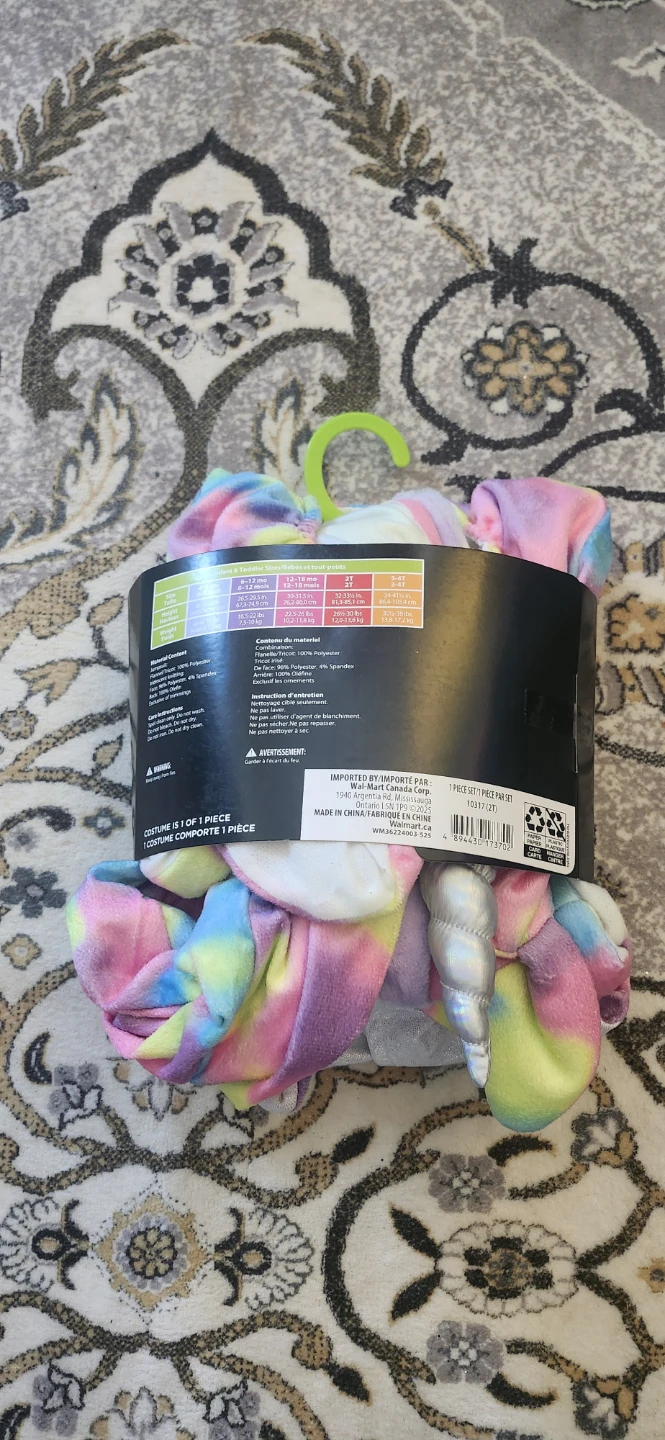 Pastel Baby Unicorn Costume 2T - photo 2