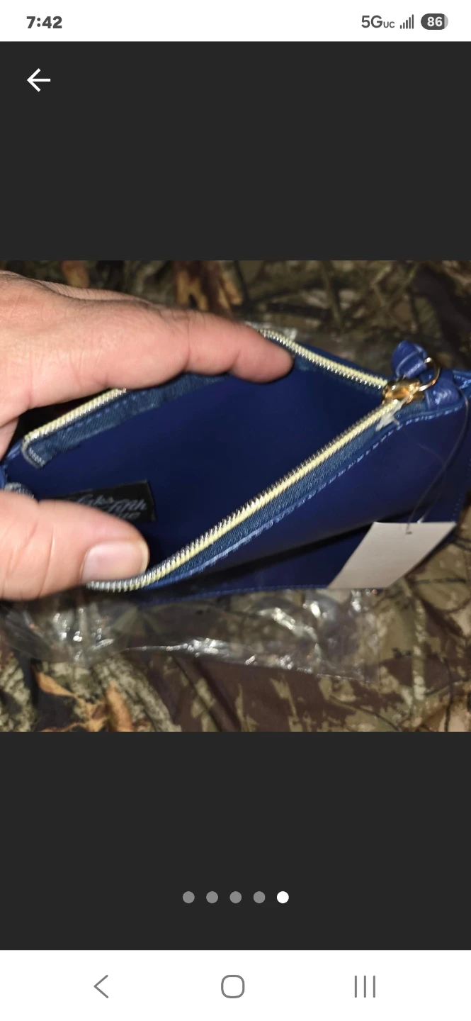Saks Fifth Avenue Dark Navy Makeup Bag - photo 5