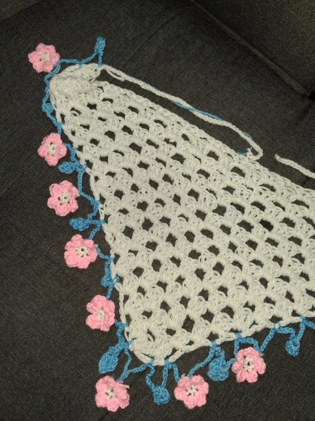 Handmade Crochet Bandana - photo 2