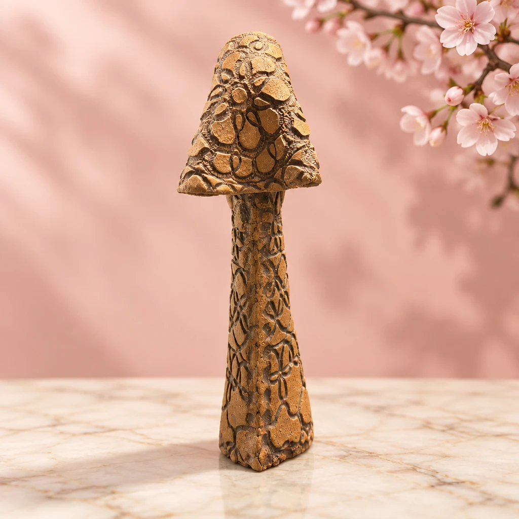 Vintage Handcrafted Terracotta Folk Art Statue - photo 2