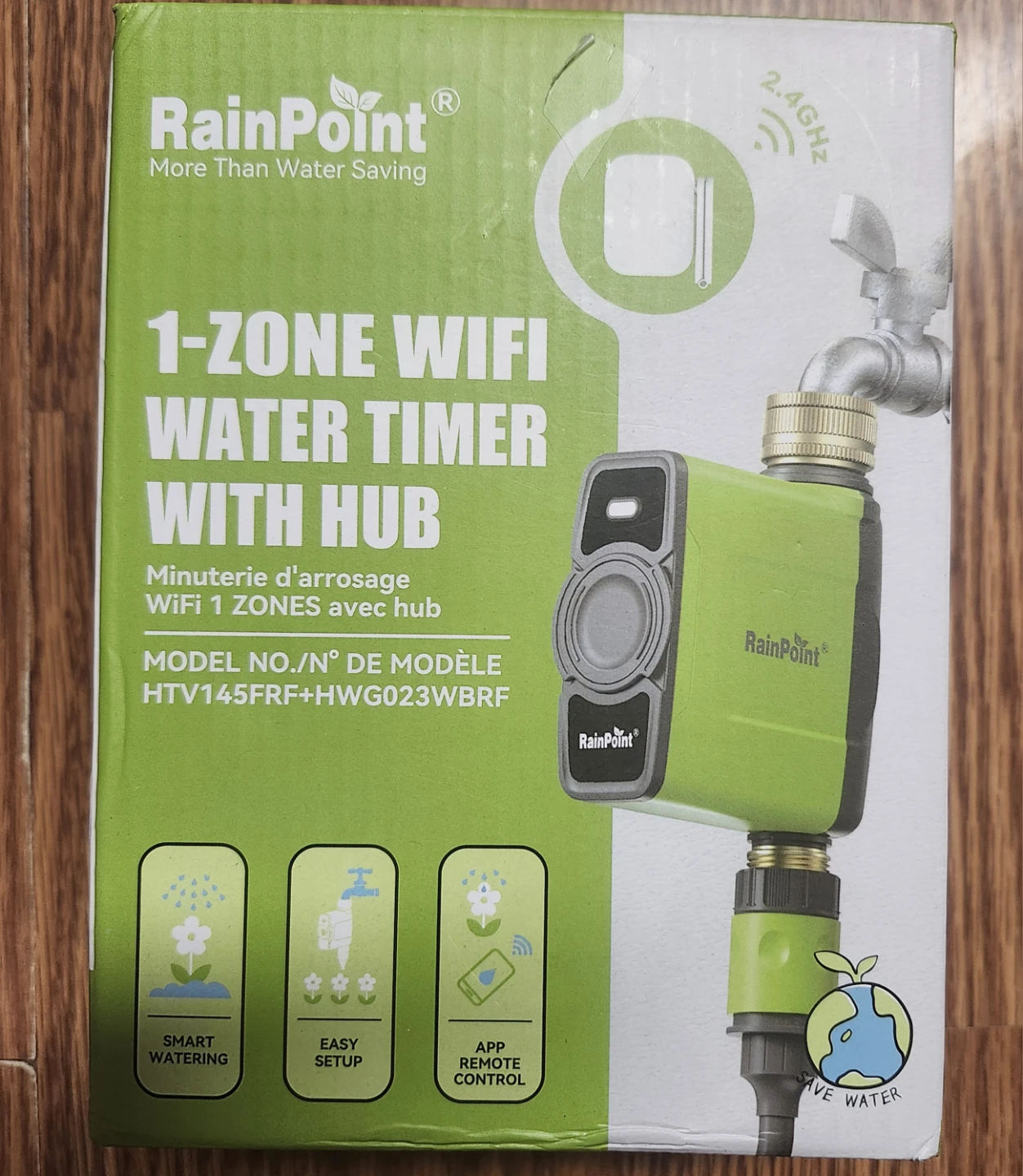 RainPoint 1-Zone WiFi Water Timer with Hub - photo 2