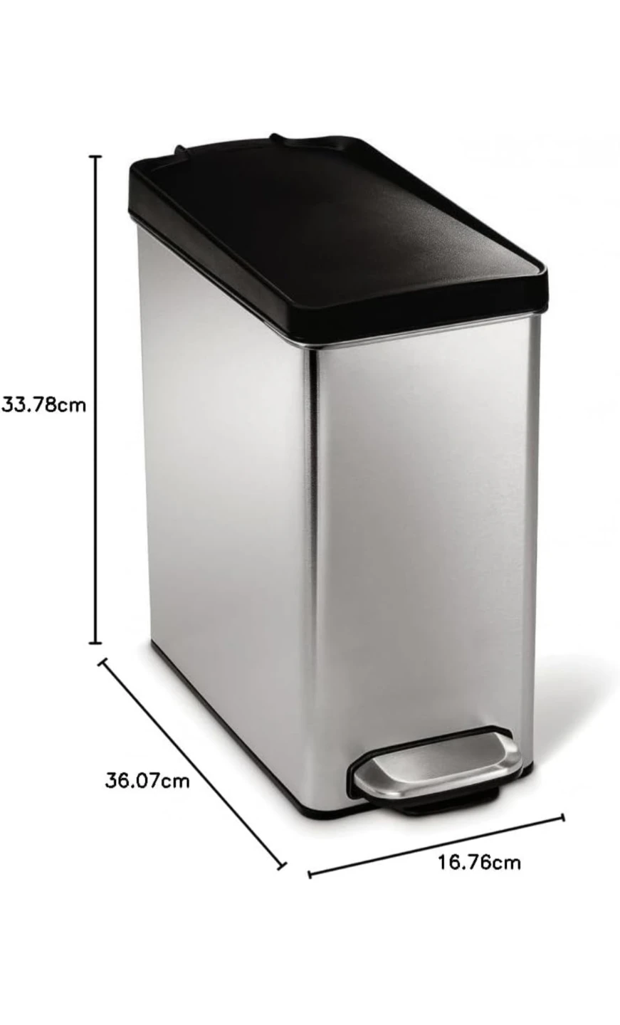 ‼️Simplehuman - 10 L - Stainless Steel Garbage Can/Bin‼️ - photo 5