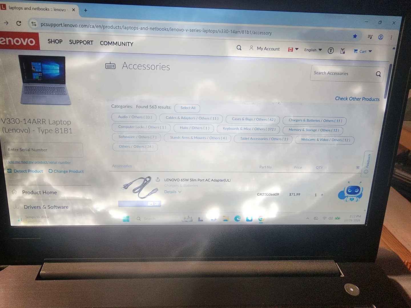 Lenovo V330-14ARR Laptop AMD Ryzen 5 - photo 3