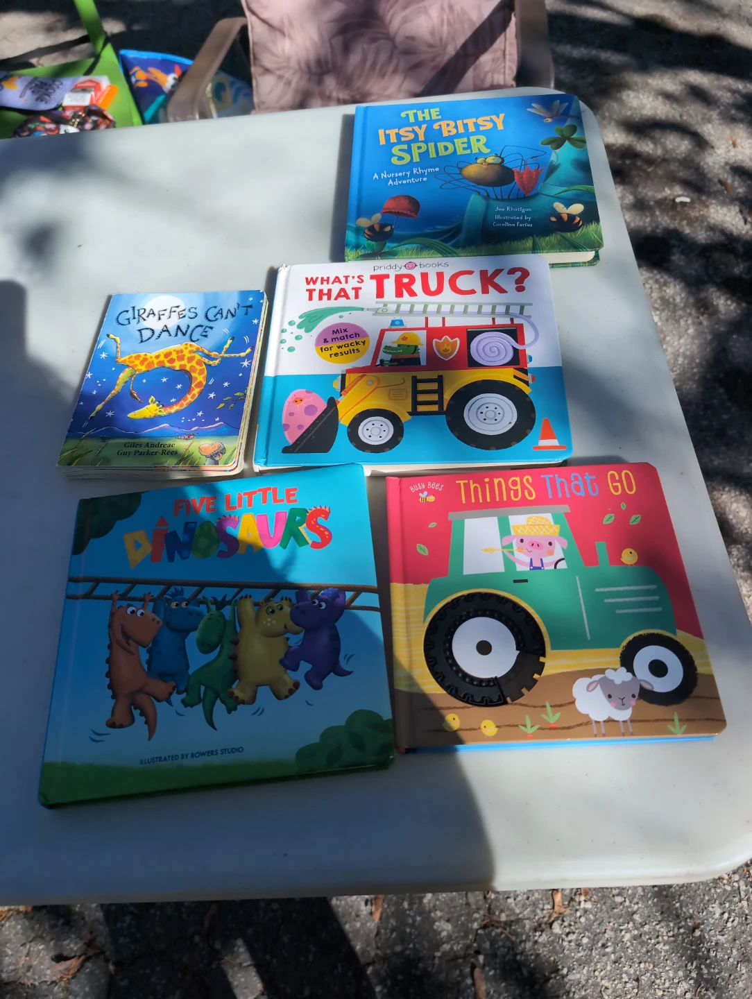 Set of 5 Children's Board Books