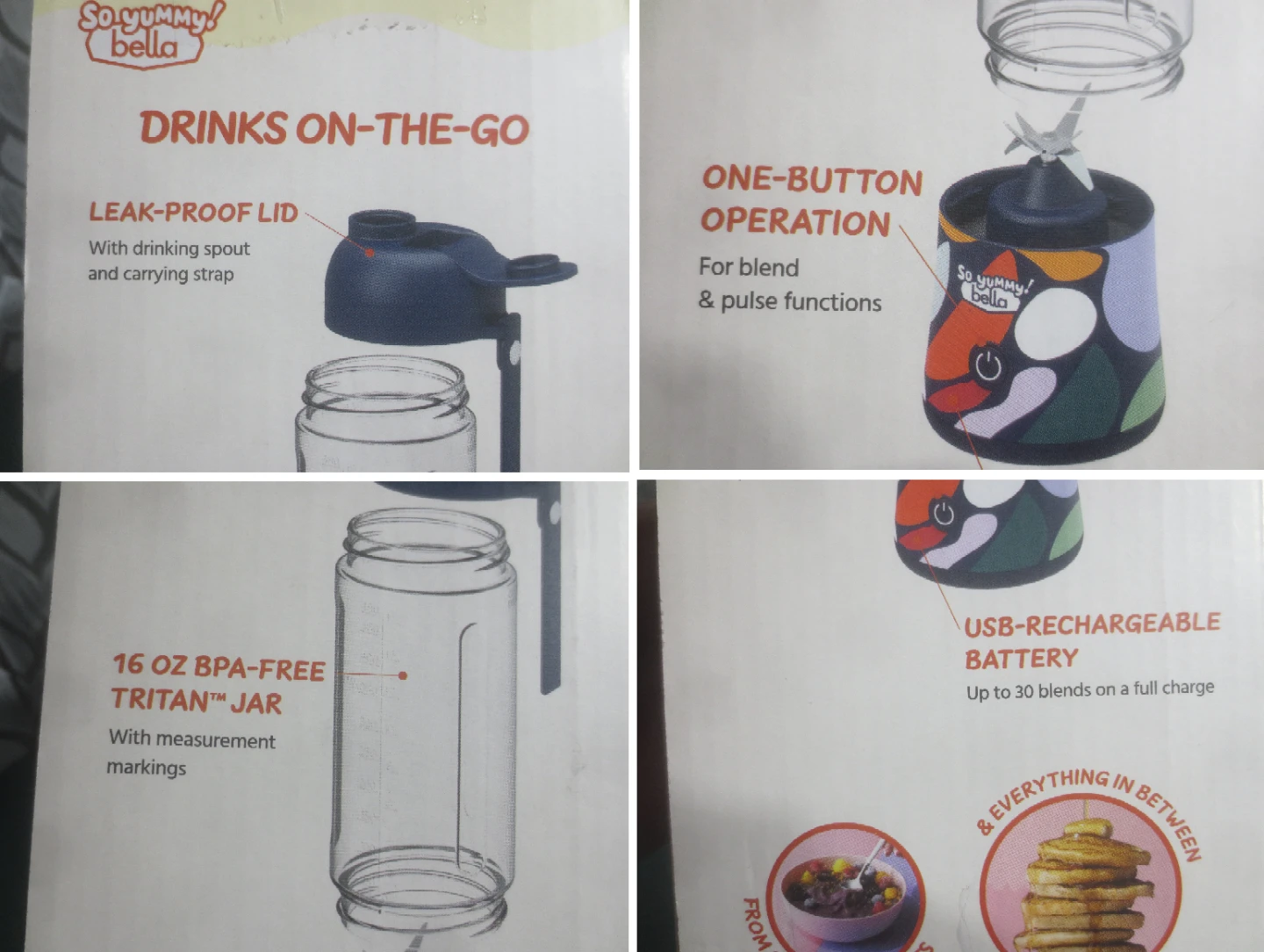 So Yummy Bella Portable Blender - photo 3