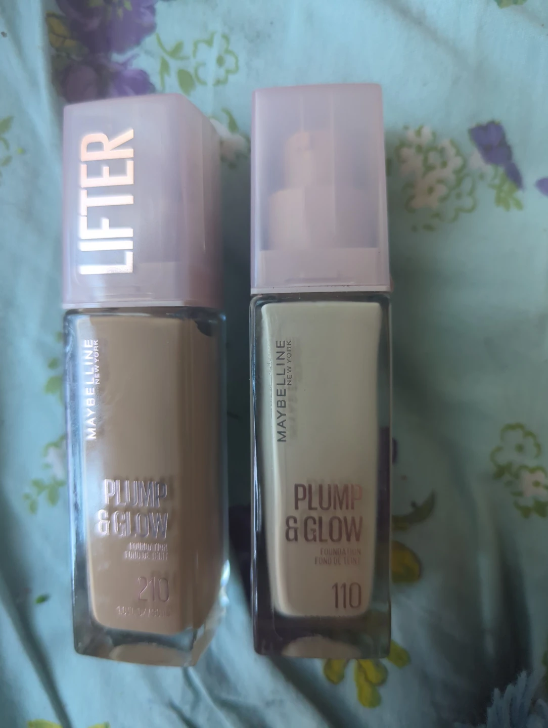 2 Maybelline Lifter Plump & Glow Foundations