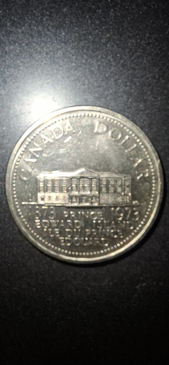 1973 Prince Edward Island Centennial Canadian Dollar Coin - photo 4