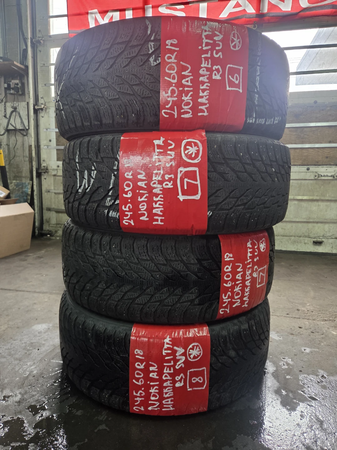 4 Nokian Hakkapeliitta R3 SUV Tires 245/60R18