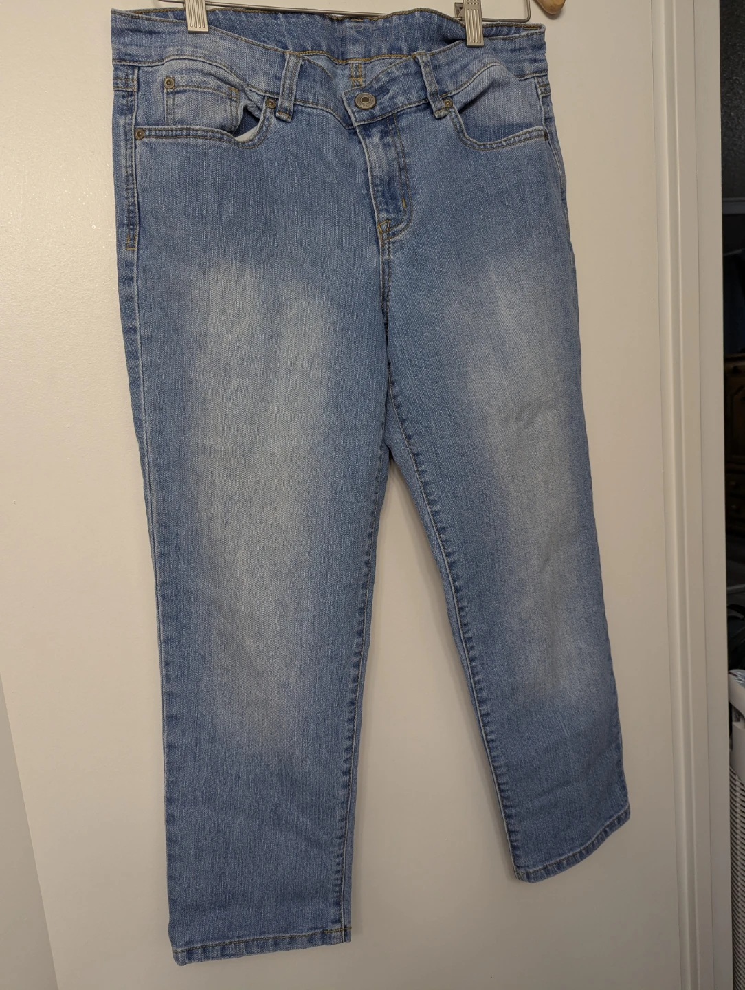 Light wash denim capris or crop pants - photo 2