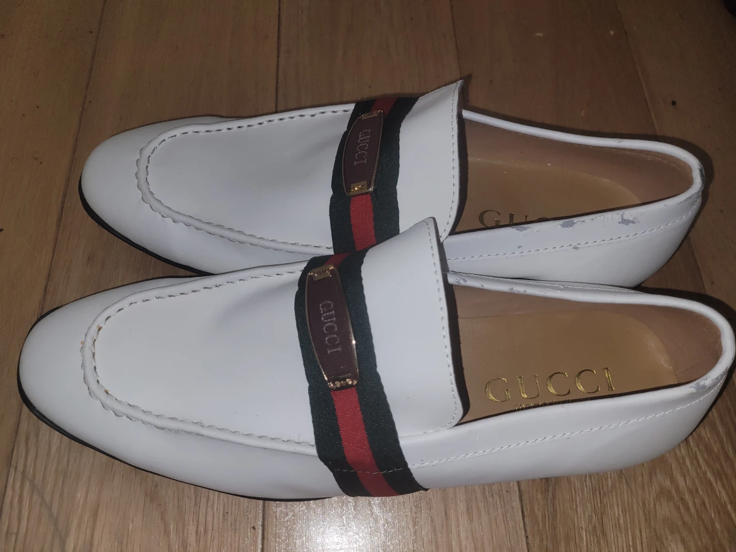 Gucci White Leather Loafers - photo 2