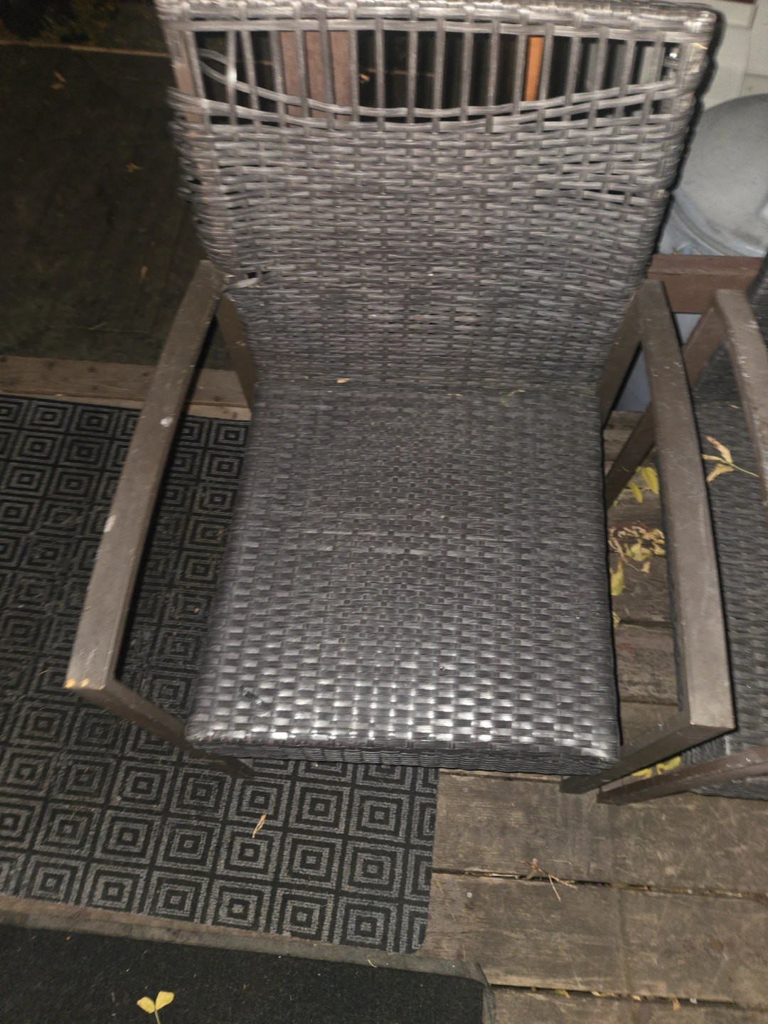 Wicker Patio Armchair