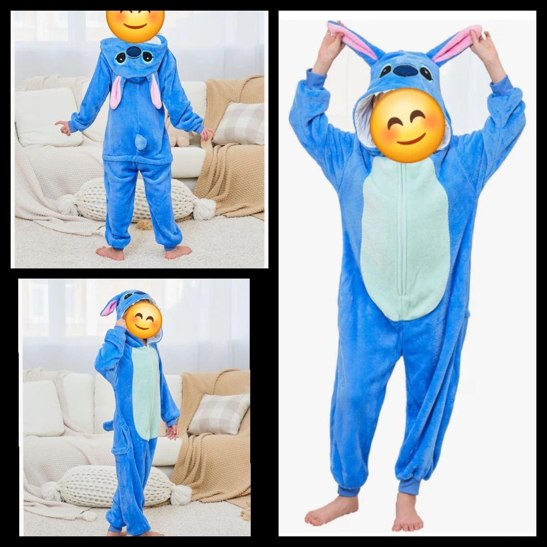 Stitch Character Onesie Costume/PJ's - Size 5