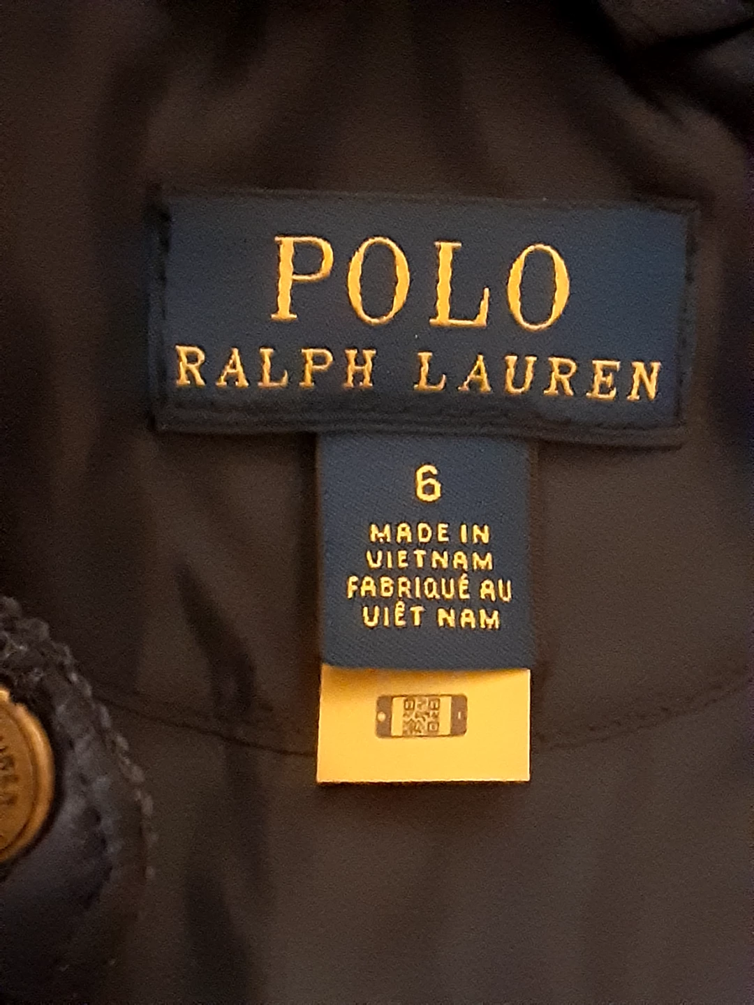 Polo Ralph Lauren Kids Quilted Jacket Navy Size 6 - photo 2